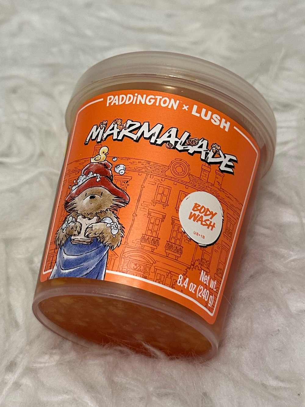 Lush x Paddington marmalade body wash